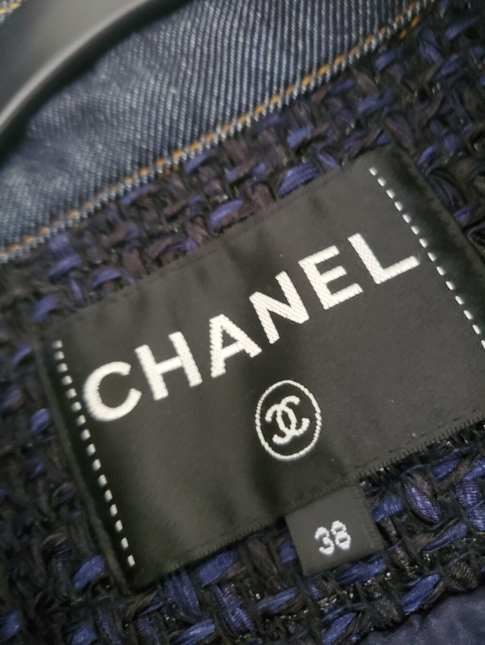 Chanel Denim Tweed Jacket - Picture 5 of 7